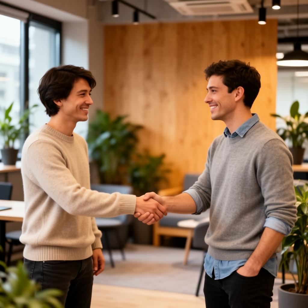 Partnership handshake